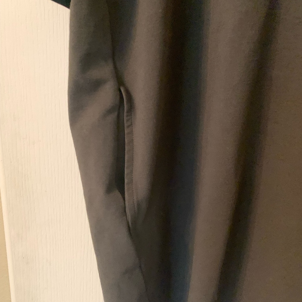 Bryn Walker black V-neck oversized long tunic top pockets Large Lagenlook L-XL - Picture 14 of 16